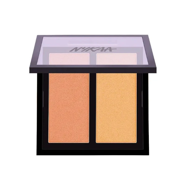 Nykaa Glow Getter Highlighting & Illuminating Duo Palette Gliterrati 02 2