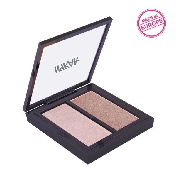 Nykaa Glow Getter Highlighting & Illuminating Duo Palette Moonshine 03 2