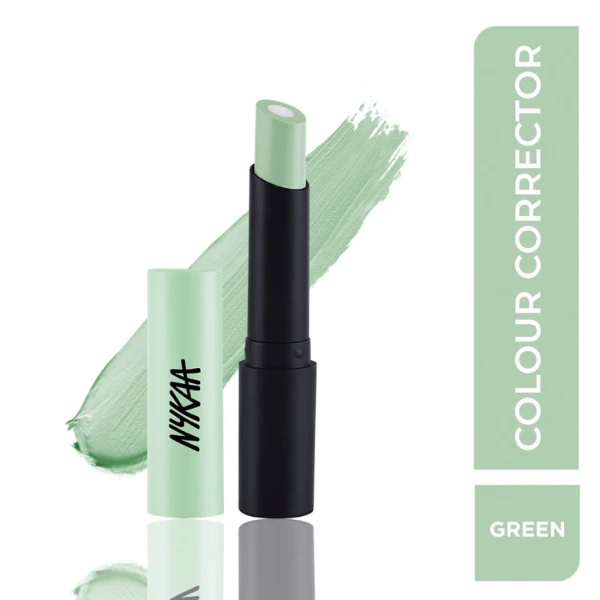 Nykaa Instablur Color Corrector Stick Green 1