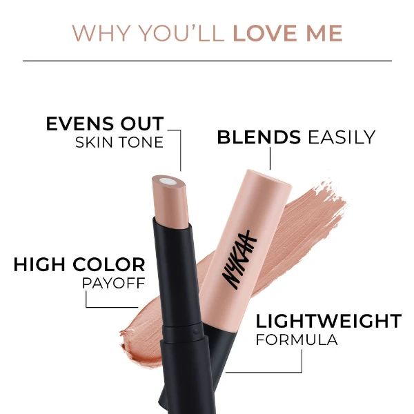 Nykaa Instablur Color Corrector Stick Peach 2