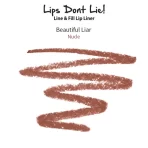 Nykaa Lips Don't Lie Lip Liner Beautiful Liar 12 3