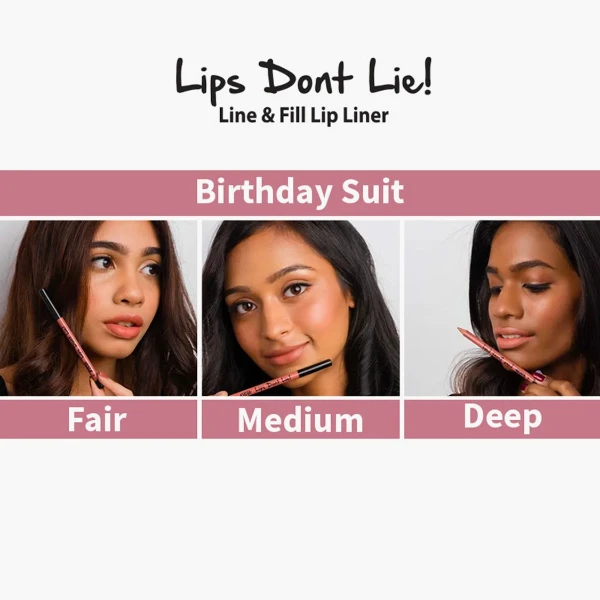 Nykaa Lips Don't Lie Lip Liner Birthday Suit 2