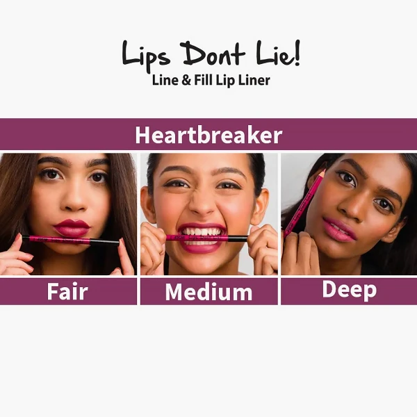 Nykaa Lips Don't Lie Lip Liner Heartbreaker 2