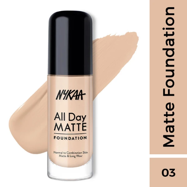 Nykaa Liquid Foundation For Normal To Combination Skin Cashew 03 1