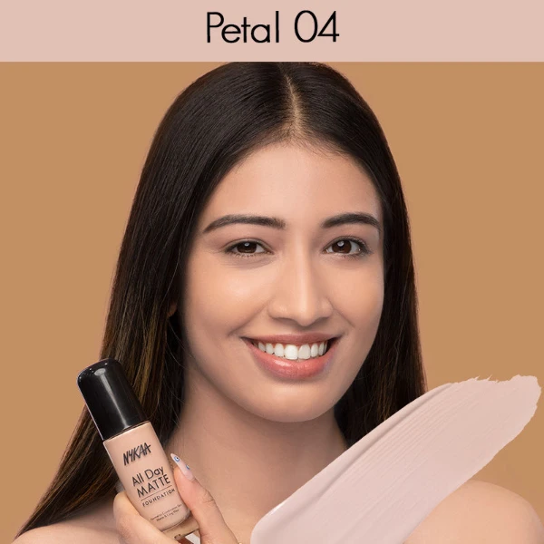 Nykaa Liquid Foundation For Normal To Combination Skin Petal 04 2