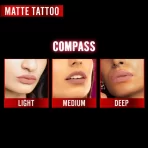 Nykaa Matte Tattoo Liquid Lipstick Compass 3