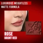 Nykaa Matte Tattoo Liquid Lipstick Rose 2