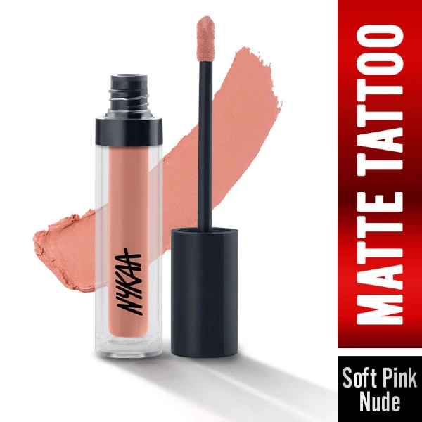 Nykaa Matte Tattoo Liquid Lipstick Thunderbolt 1