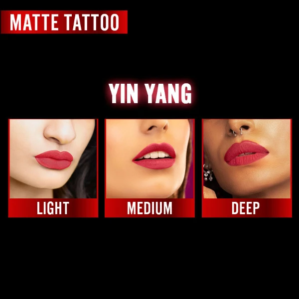 Nykaa Matte Tattoo Liquid Lipstick Yin Yang 3