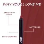 Nykaa Matte Illicious Lip Crayon Lipstick 4