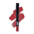 Nykaa Matte Illicious Lip Crayon Lipstick Call Me Scarlet 14 3