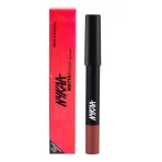 Nykaa Matte Illicious Lip Crayon Lipstick With Free Sharpener Lacy Luck 10 3