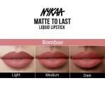 Nykaa Matte To Last! Transfer Proof Liquid Lipstick Bombae 01 4