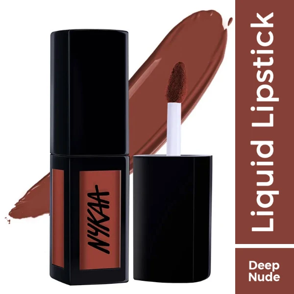 Nykaa Matte To Last! Transfer Proof Liquid Lipstick Chai 18 1