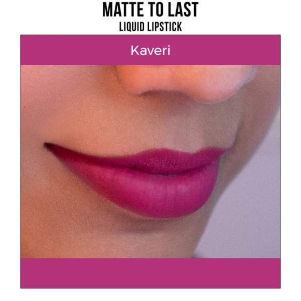 Nykaa Matte To Last! Transfer Proof Liquid Lipstick Kaveri 20 3