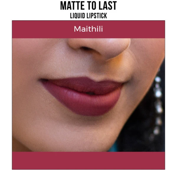 Nykaa Matte To Last! Transfer Proof Liquid Lipstick Maithili 25 2