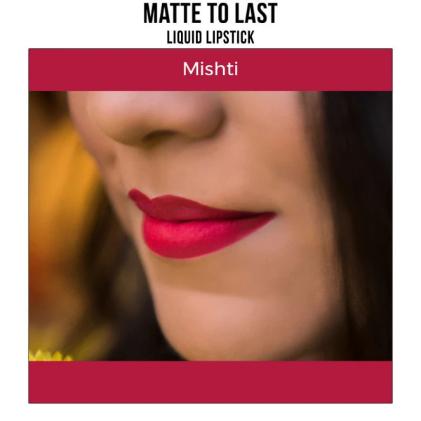 Nykaa Matte To Last! Transfer Proof Liquid Lipstick Mishti 10 2