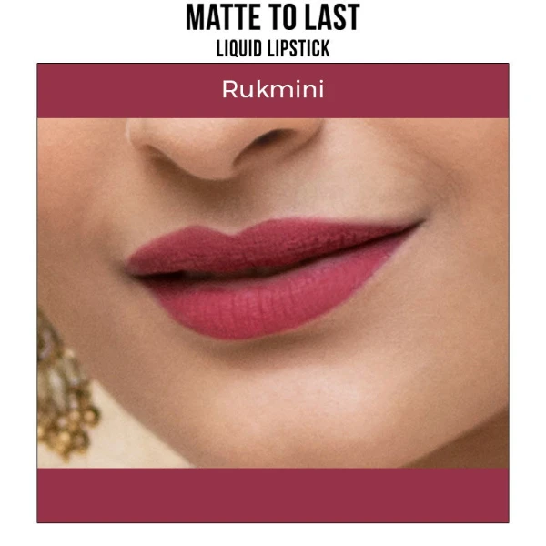 Nykaa Matte To Last! Transfer Proof Liquid Lipstick Rukmini 22 5