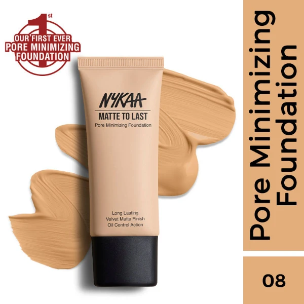 Nykaa Pore Minimizing Foundation 08y Medium 1