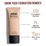 Nykaa Pore Minimizing Foundation 09n Tan 2