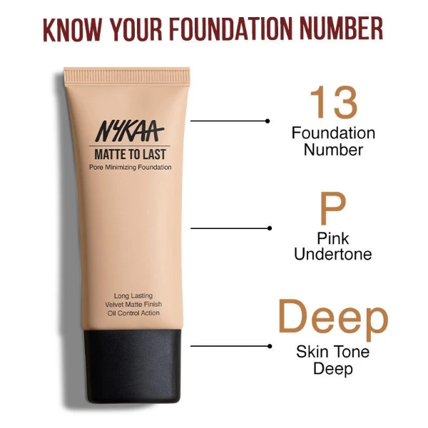 Nykaa Pore Minimizing Foundation 13p Deep 2