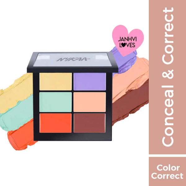 Nykaa Skingenius Conceal & Correct Palette Correct & Contour 1