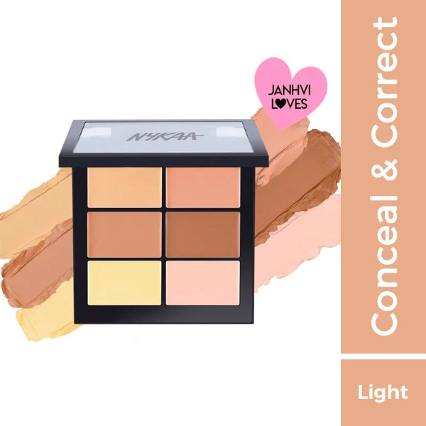 Nykaa Skingenius Conceal & Correct Palette Light 01 2