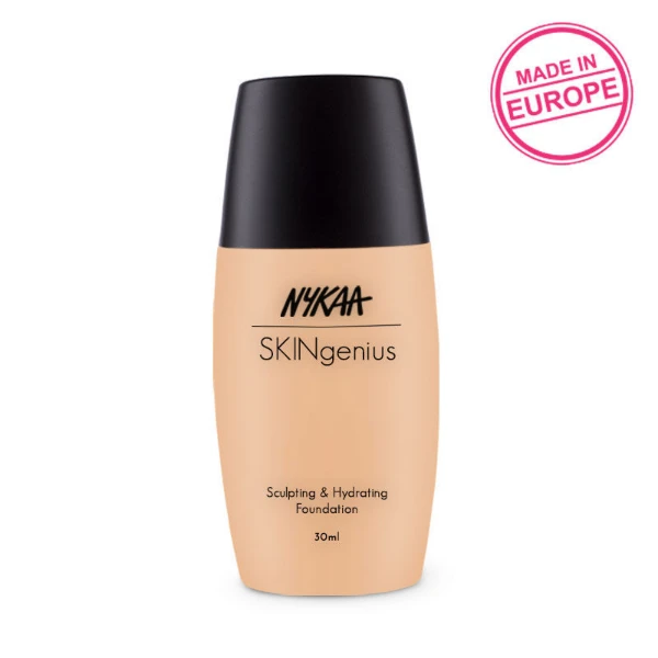 Nykaa Skingenius Sculpting & Hydrating Dewy Foundation Almond Beige 02 3