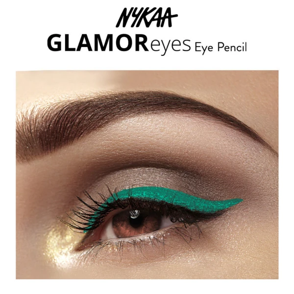 Nykaa Shimmer Eye Pencil Emerald Wand 2