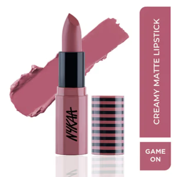 Nykaa So Creme! Creamy Matte Lipstick Game On 1