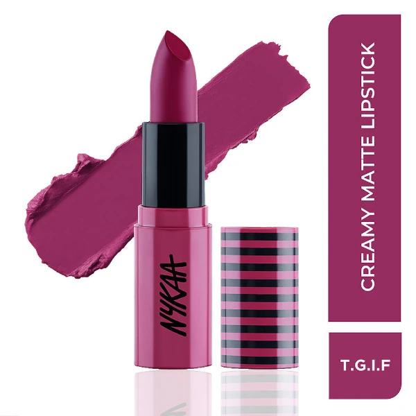 Nykaa So Creme! Creamy Matte Lipstick Tgif 1