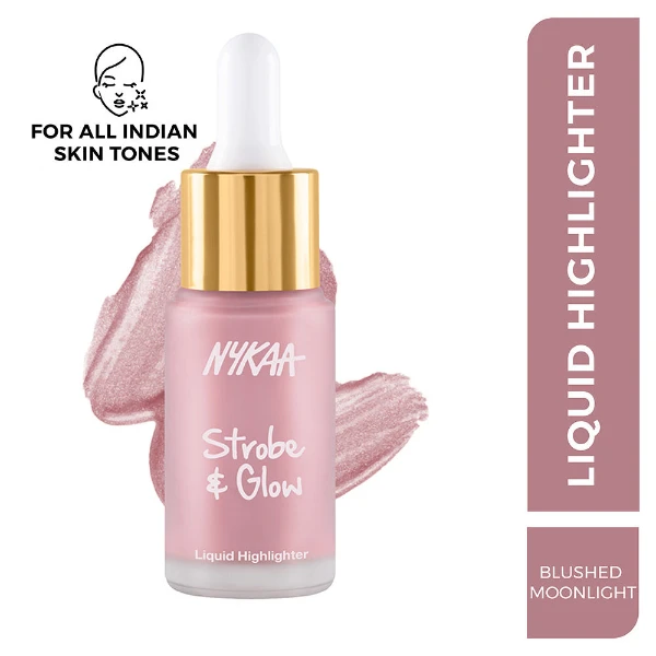 Nykaa Strobe & Glow Liquid Highlighter Blushed Moonlight 1