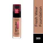 L'oreal Paris Infallible 24h Fresh Wear Foundation, 300 Amber 1