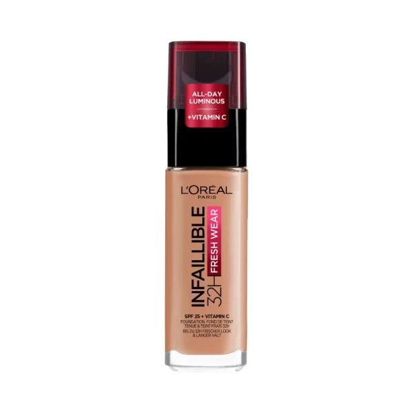 L'oreal Paris Infallible 24h Fresh Wear Foundation, 300 Amber 2