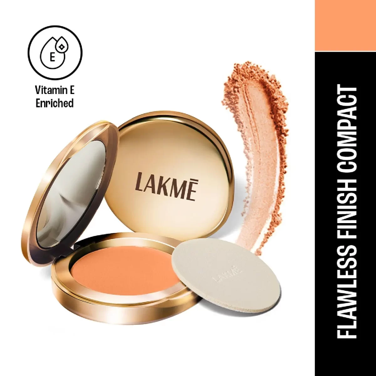 Lakme 9 To 5 Flawless Matte Complexion Compact Apricot Matte