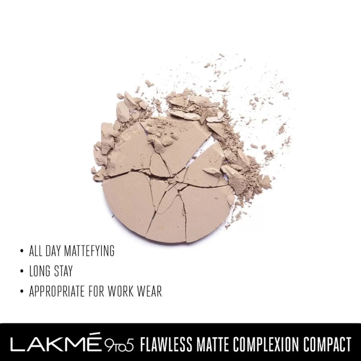 Lakme 9 To 5 Flawless Matte Complexion Compact Apricot Matte 4