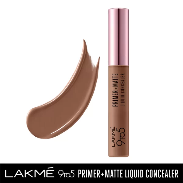 Lakme 9 To 5 Primer + Matte Liquid Concealer 39 Cocoa 2