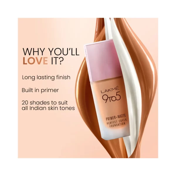 Lakme 9 To 5 Primer + Matte Perfect Cover Foundation (2)