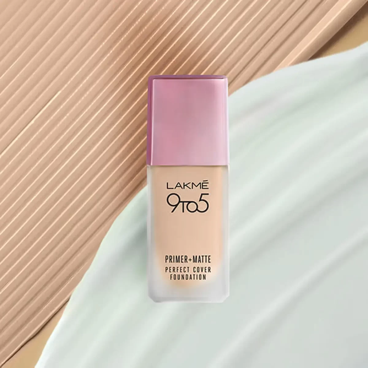 Lakme 9 To 5 Primer + Matte Perfect Cover Foundation C100 Cool Ivory 5