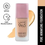 Lakme 9 To 5 Primer + Matte Perfect Cover Foundation W120 Warm Creme 1