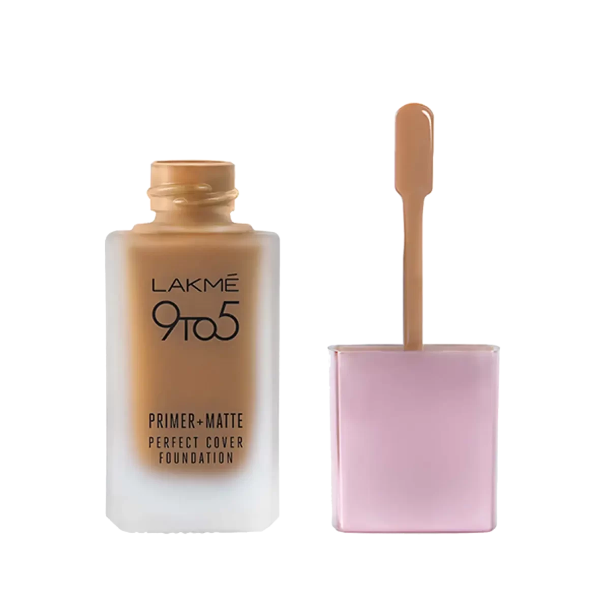 Lakme 9 To 5 Primer + Matte Perfect Cover Foundation W320 Warm Caramel 2