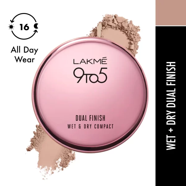 Lakme 9 To 5 Wet & Dry Compact 24 Beige 1