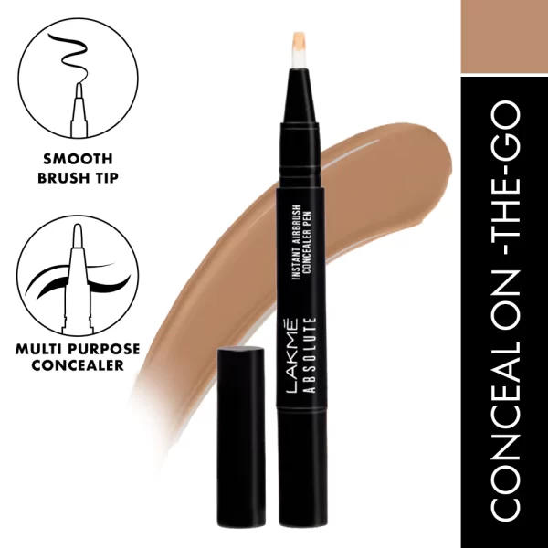 Lakme Absolute Instant Airbrush Concealer Pen Beige 1