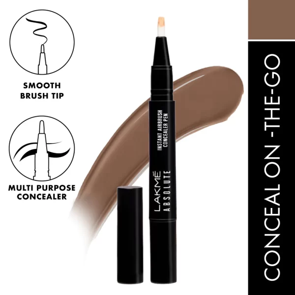 Lakme Absolute Instant Airbrush Concealer Pen Cocoa 1