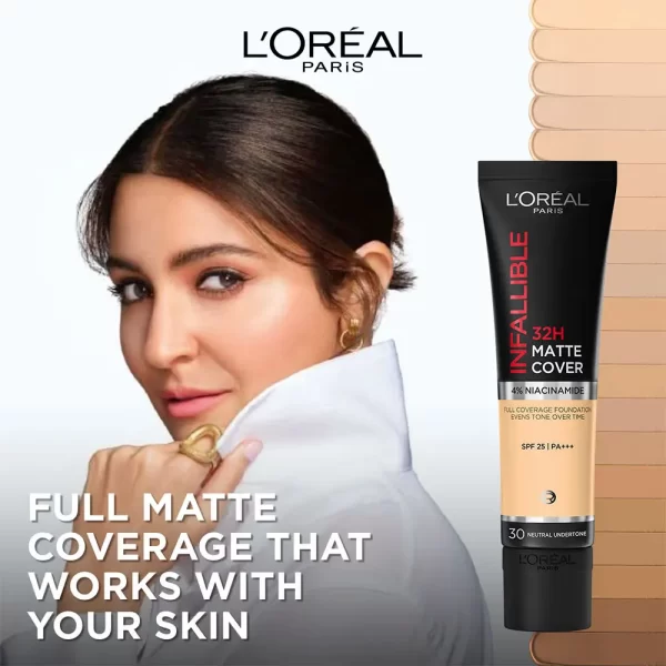 L’oreal Paris Infallible 24h Matte Cover Liquid Foundation (2)