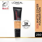 L’oreal Paris Infallible 24h Matte Cover Liquid Foundation 250 Radiant Sand 1