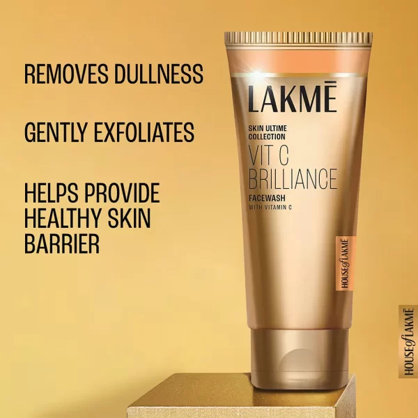 Lakme 9 To 5 Vitamin C 100% Soap Free Face Wash With Lemon Extract And Gentle Exfoliating Beads 6