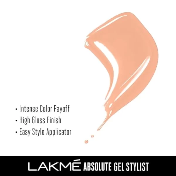 Lakme Absolute Gel Stylist Nail Color 91 Bubble 4