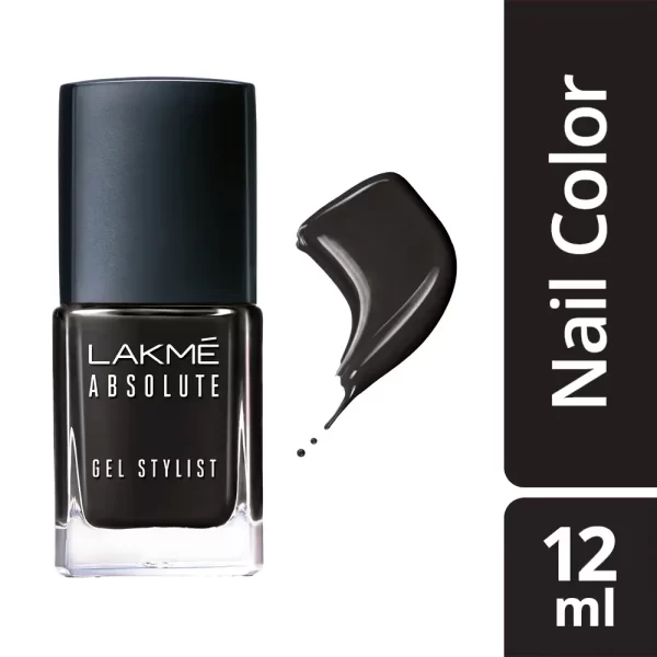 Lakme Absolute Gel Stylist Nail Color Carbon 1