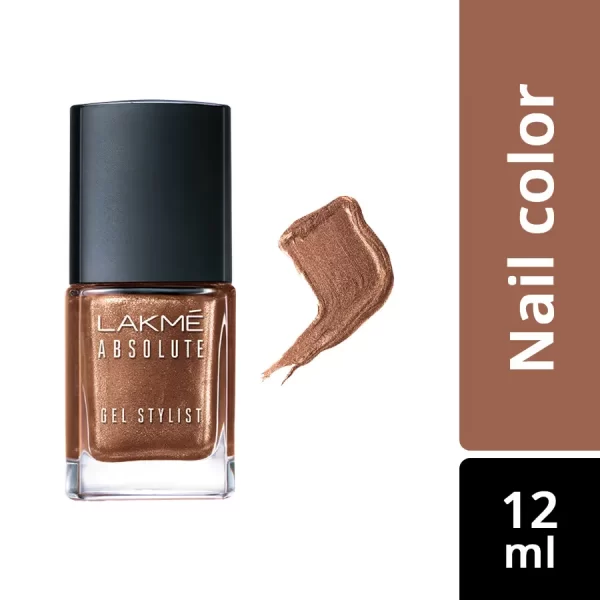 Lakme Absolute Gel Stylist Nail Color Gold Dust 1